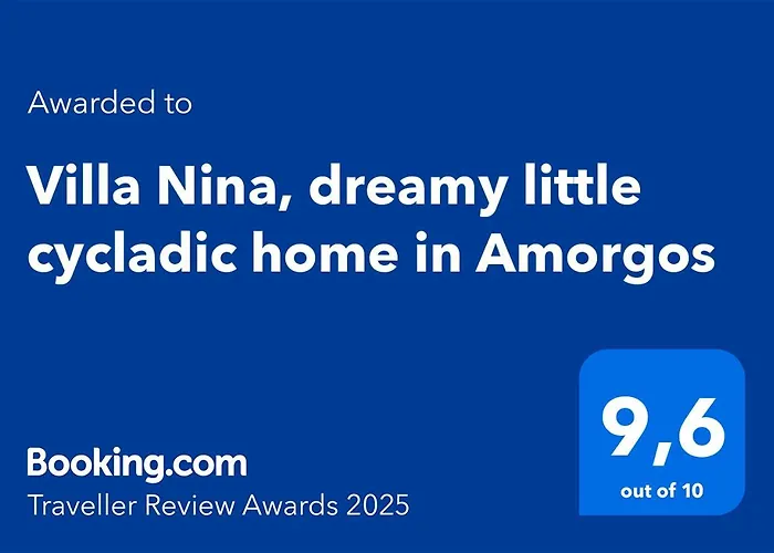 Villa Nina, Dreamy Little Cycladic Home In Amorgos